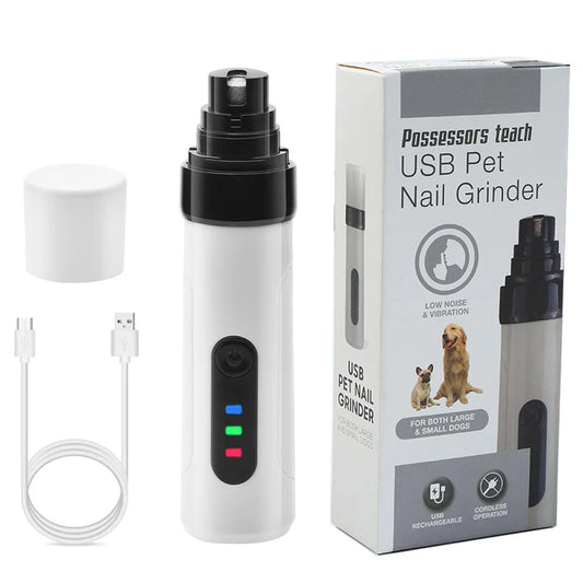 Heusom Silent Groom Pro Nail Grinder Heusom Dog Nail Trimmer USB Charging Pet Nail Grinder Super Quiet Pet Nail Clippers